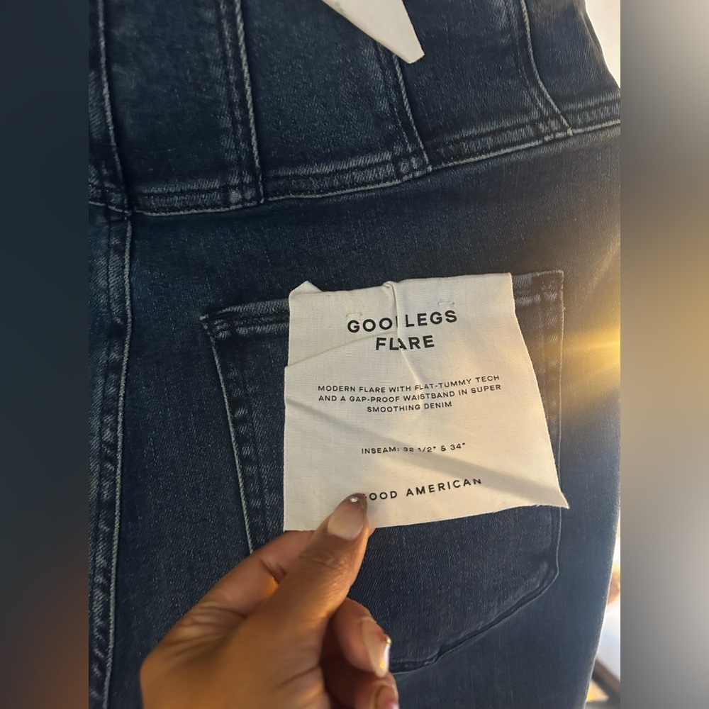 Good American good flare jeans size 15 - Picture 3 of 3
